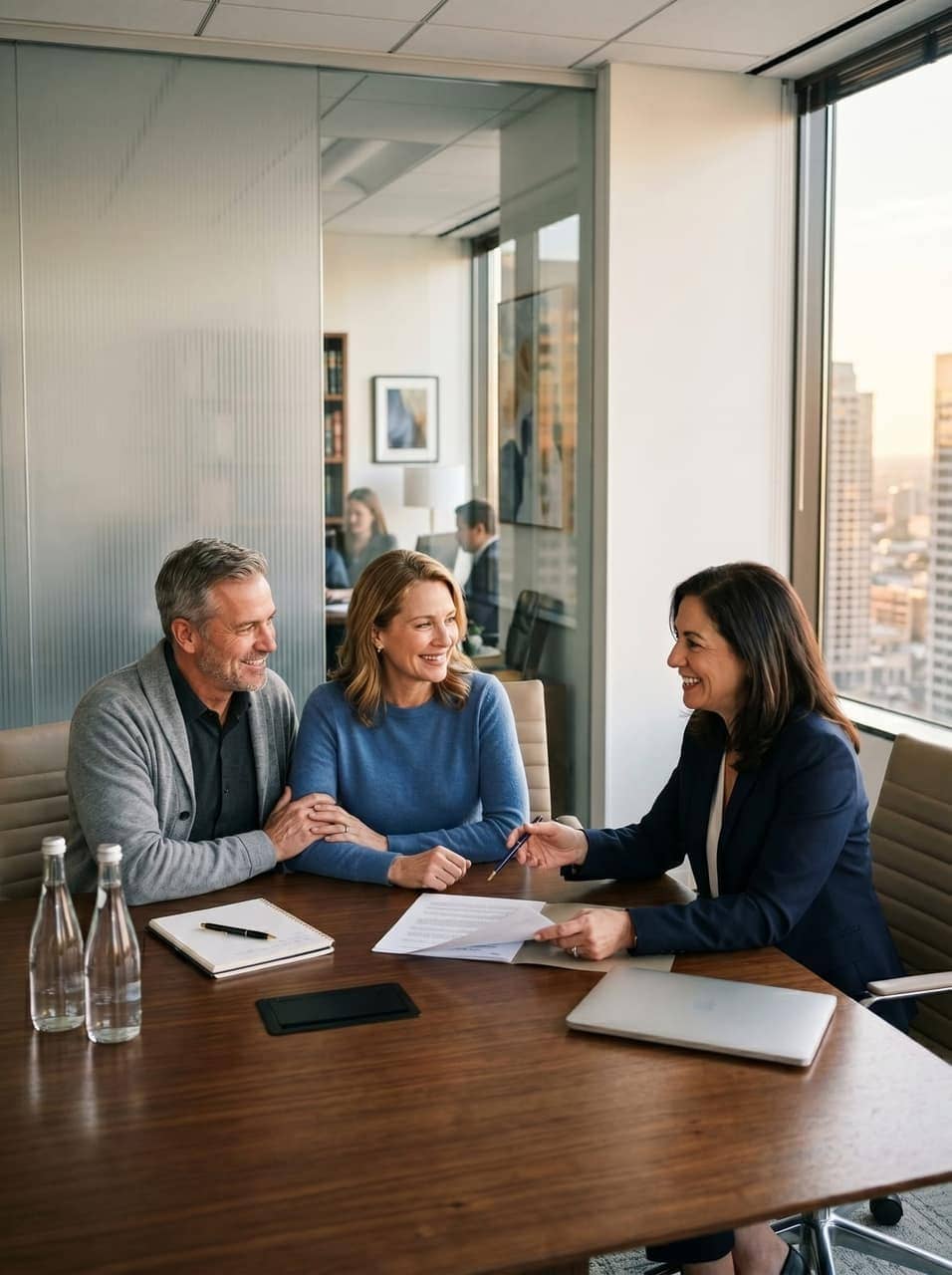 Consulta legal profesional en oficina